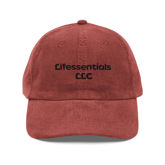 Vintage corduroy cap-LifessentialsLLC.com