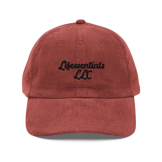 Vintage corduroy cap-LifessentialsLLC.com