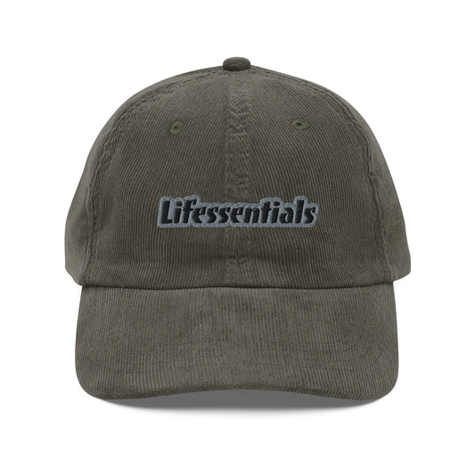 Vintage corduroy cap-LifessentialsLLC.com