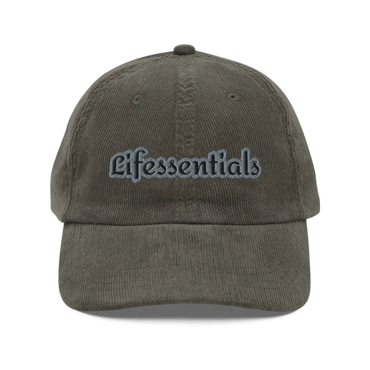 Vintage corduroy cap-LifessentialsLLC.com