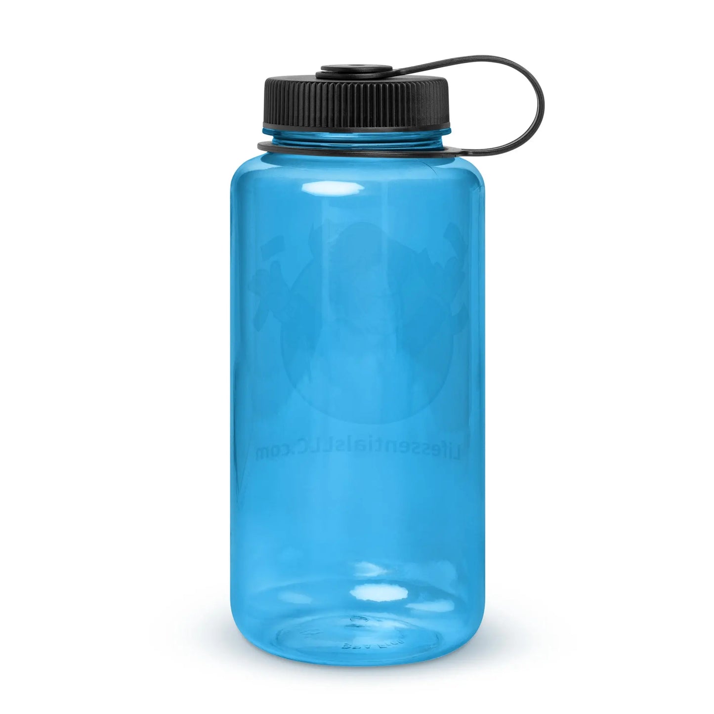 Wide mouth plastic water bottle-LifessentialsLLC.com