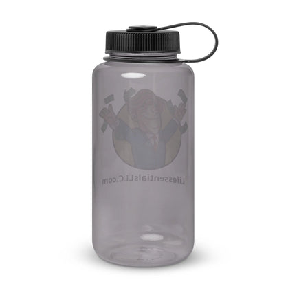 Wide mouth plastic water bottle-LifessentialsLLC.com