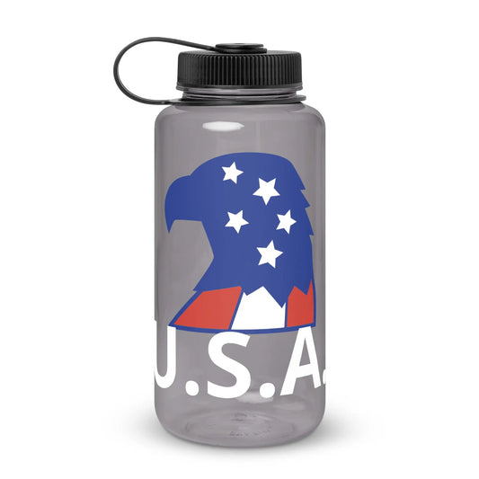 Wide mouth plastic water bottle-LifessentialsLLC.com
