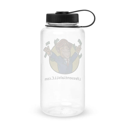 Wide mouth plastic water bottle-LifessentialsLLC.com