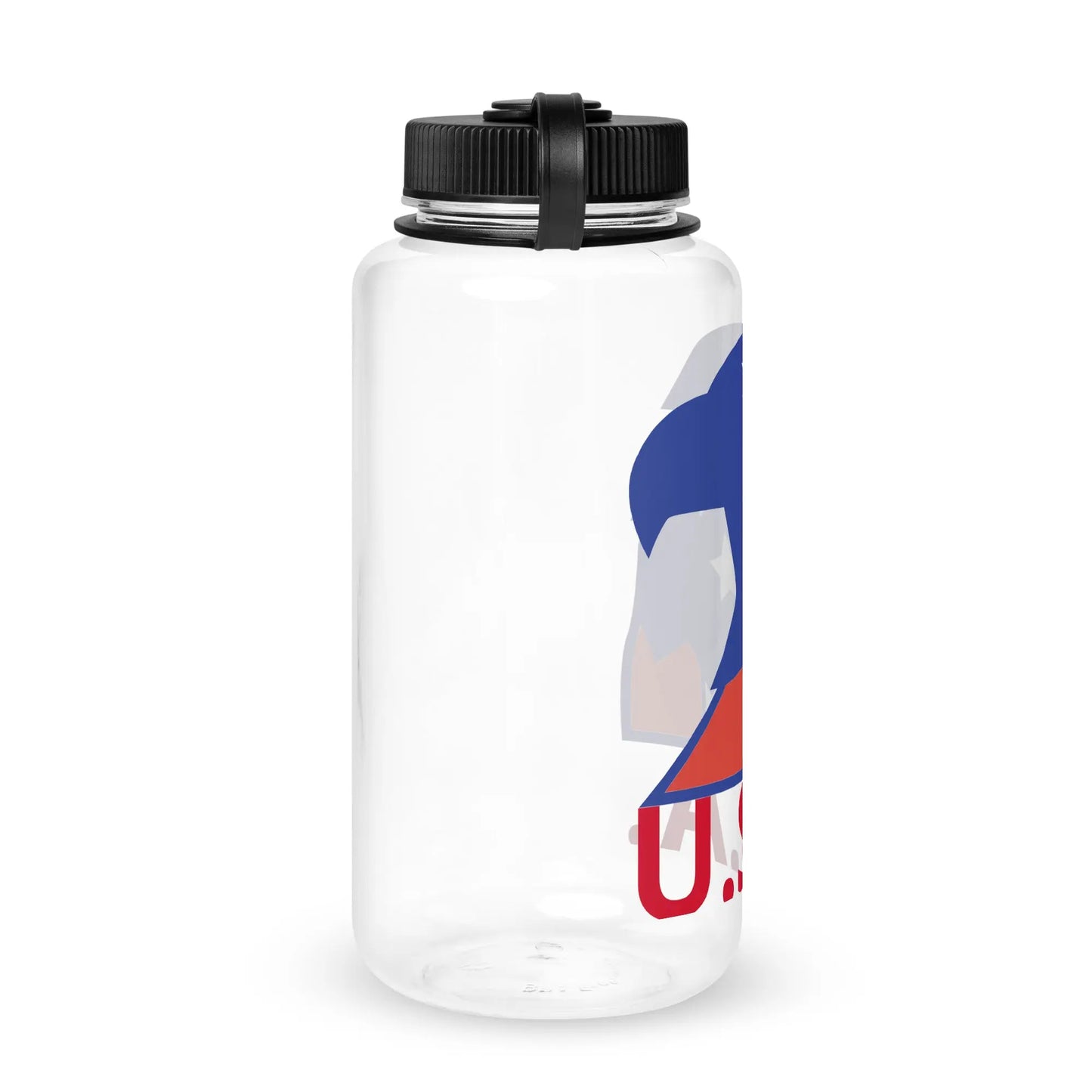 Wide mouth plastic water bottle-LifessentialsLLC.com