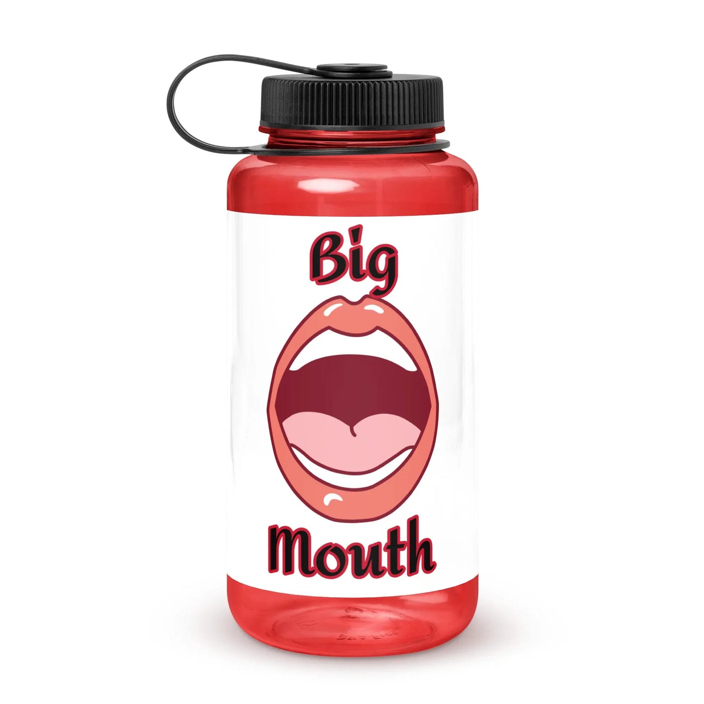 Wide mouth plastic water bottle-LifessentialsLLC.com