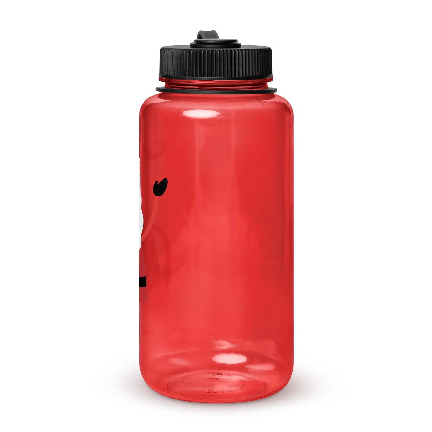 Wide mouth plastic water bottle-LifessentialsLLC.com