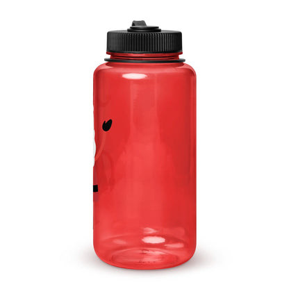 Wide mouth plastic water bottle-LifessentialsLLC.com