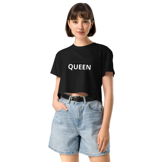 Women's Dropped Shoulder Cotton Crop Top-LifessentialsLLC.com
