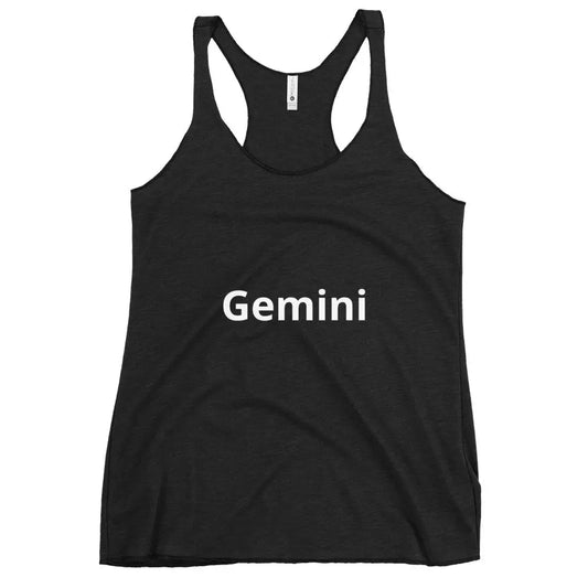 Women's Tri-Blend Racerback Tank Top – Lightweight Raw Edge Design