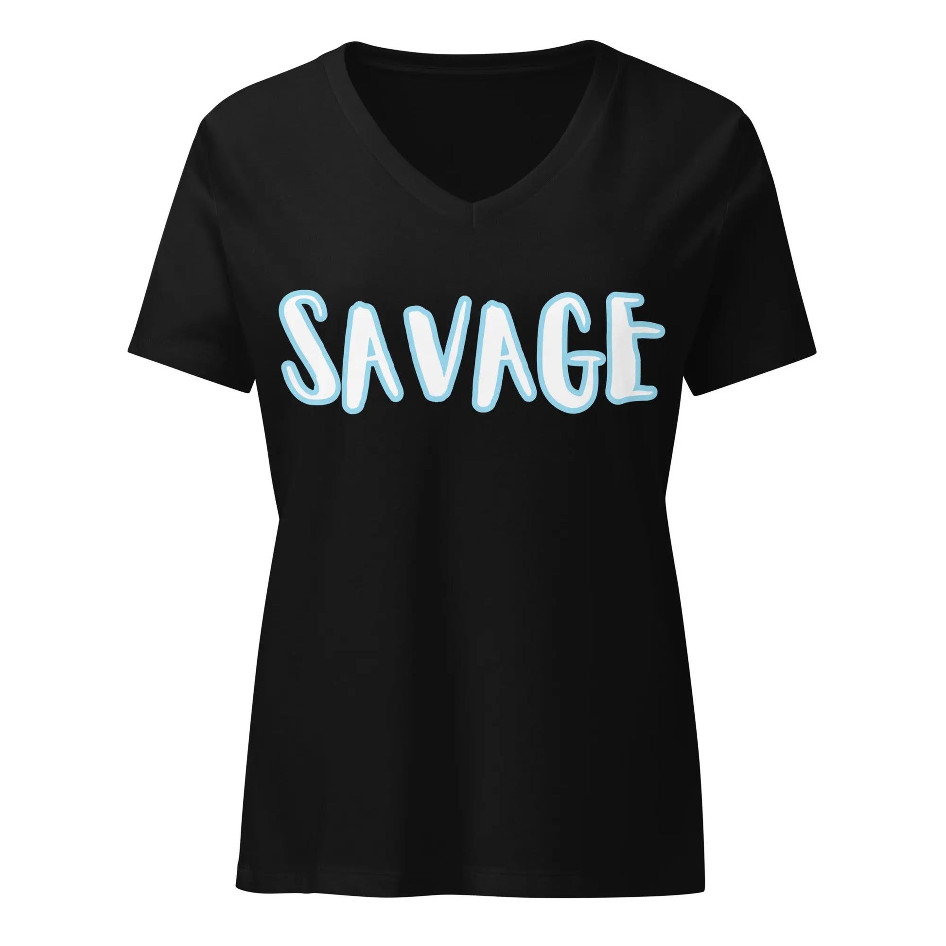 Women’s relaxed v-neck t-shirt-LifessentialsLLC.com
