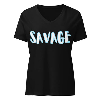 Women’s relaxed v-neck t-shirt-LifessentialsLLC.com