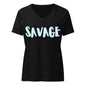Women’s relaxed v-neck t-shirt-LifessentialsLLC.com