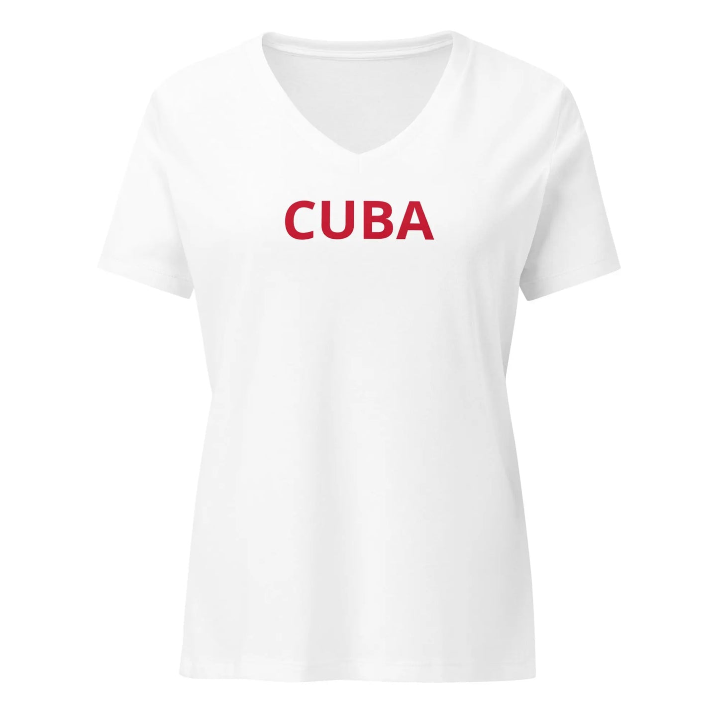 Women’s relaxed v-neck t-shirt-LifessentialsLLC.com