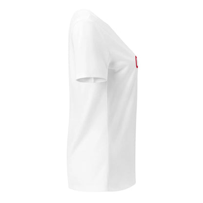 Women’s relaxed v-neck t-shirt-LifessentialsLLC.com